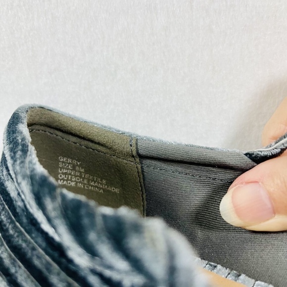 Coconuts by Matisse Gerry Ballet Flats Textured Velvet Stone Women's Size 8 - Picture 8 of 8